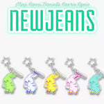 [Fan-made] NewJeans Tokki Keyring Set (5 pcs)