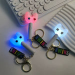 [Fan-made] NewJeans Mini Light Stick Light-up Keyring - NewJeans Universe