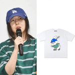 [Fan-made] NewJeans 'MIN HEE JIN' Rabbit Meme T-shirt