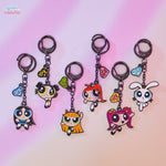 [Official] NewJeans X Line Friends THE POWERPUFF GIRLS Metal Keyring - NewJeans Universe